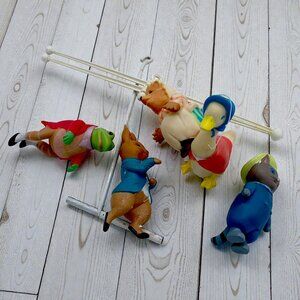 Vintage Peter Rabbit Baby Crib Mobile Beatrix Potter
